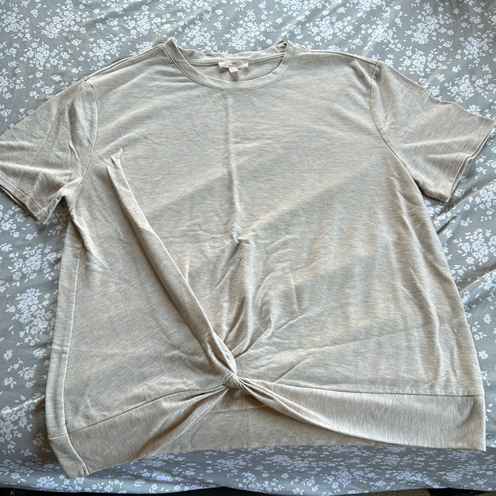 beige casual top